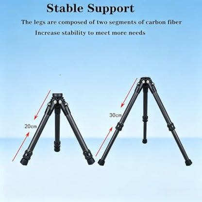 7-10.5 Inch Lightweight Travel Tripod,Mini Carbon Fiber Tripod for Insta360 X5X4, DSLR & Action Cameras (Dark) - color: Dark