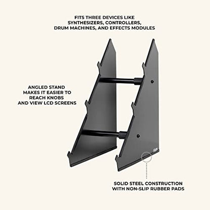 Headliner 3-Tier Desktop Synth Stand (HL22053) - size: 3-Tier Desktop Synth Stand