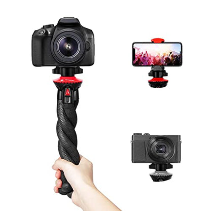 Fotopro Flexible Phone Tripod Bendable for Mini Camera Handheld Tripod Stand for Phone Vlogging Travel Video - style: UFO tripod