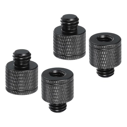 PATIKIL Tripod Screw Adapter M8 Female to 3/8 Male, 4 Pcs Tripod Nut Connectors Camera Mount Screw Camera Double Head Converter for Microphone Holder Magic Arms Accessories, 20 mm - size: M8 Female to 3/8 Male,20 mm