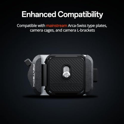PGYTECH Quick Release Plate & Clamp V2, Arca Swiss Plate Camera Mount Adapter with 1/4" to 3/8" Screw Thread for Sony/Nikon/Fuji/Canon/DJI Switch Between Tripod/Monopod/Slider/Stabilizer - style: Clamp & Plate V2