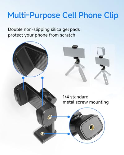 Neck Phone Holder for Recording - POV/Vlog Phone Holder, Hands Free Selfie Neck Phone Mount Chest Video Filming for iPhone 16 15 14 13 Android Phones GoPro DJI, 𝐍𝐎 Magnetic Version - size: S7PRO NO Magnetic Version