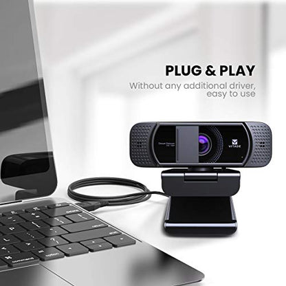 Webcam with Microphone 1080P HD Web Camera, 672 USB Desktop Web Cam Facecam Video Cam for Streaming Gaming Conferencing Mac Windows PC Laptop Computer