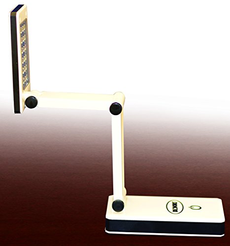 IdeaWorks LED Lamp for Desk - Collapsible, Portable from Home to Office, Acrylonitrile Butadiene Styrene, White - color: White