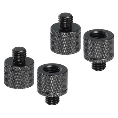 PATIKIL Tripod Screw Adapter 3/8" Female to M8 Male, 4 Pcs Tripod Nut Connectors Camera Mount Screw Camera Double Head Converter for Microphone Holder Magic Arms Accessories, 20 mm - size: 3/8" Female to M8 Male,20 mm