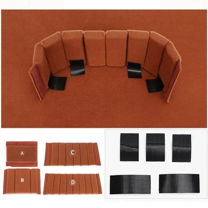 4-Pack Camera Bag Case Insert Partition Divider Separator Pad Protective Lens Camera Bag Dividers Inserts Compatible with Canon Sony etc...