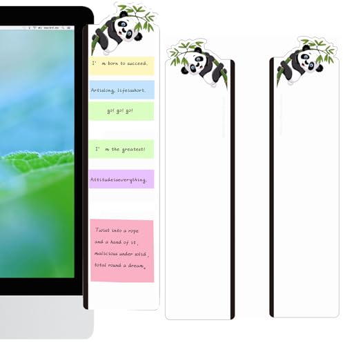 Office Desk Accessories 2pcs Multifunction Computer Monitor Memo Board - Transparent Computer Side Panel Memo Creative Monitor Side Panel Suitable for Office Home Desktop (Monitor Memo Board 15) - color: Monitor Memo Board 15