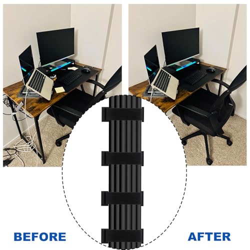 Cable Management Clips, Self Adhesive Cord Organizer Large Wire Clips Cord Holder for Under Desk Nightstand TV PC Ethernet Cables 10 PCS