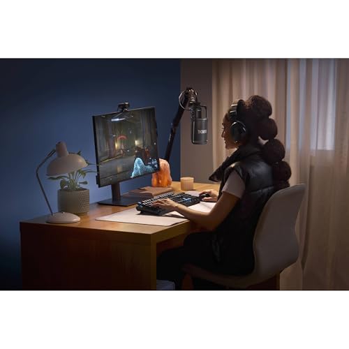 Rode NT-USB+ USB Condenser Microphone Bundle with StreamEye BOOMARM1 27-Inch Aluminum Desktop Boom Arm — Cardioid USB-C Studio Mic for Live Streaming, Podcasting, Voice Over, Home Studio Recording