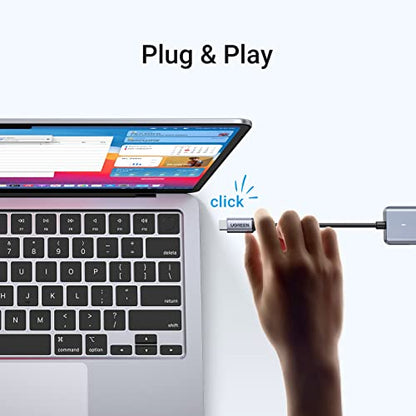 UGREEN USB C to USB A Hub with 4 USB 3.0 for Laptop, MacBook Pro/Air, Mac mini M4, iMac, iPad Pro, Chromebook, Dell XPS, Galaxy S23, and More, 0.5FT - size: 0.5 FT