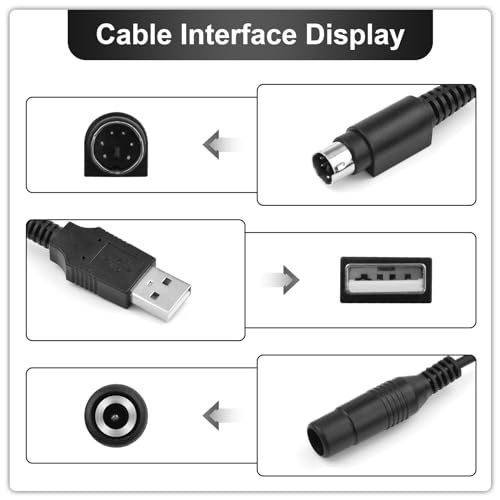 Replacement USB Webcam Power Cable Data Cord Compatible with Logitech PTZ Pro / CC2900e 2900ep CC3500e 3000e Webcam,9.5Ft