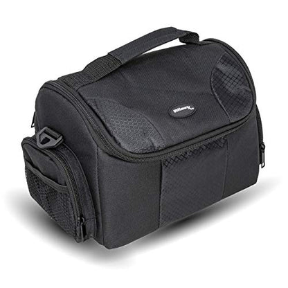 Ultimaxx Large SLR/DSLR Camera Deluxe Padded Gadget Bag/Carrying Case with Shoulder Strap for Sony,Nikon, Canon, Olympus, Pentax, Panasonic, Samsung & Many More Cameras & Camcorders - size: Large