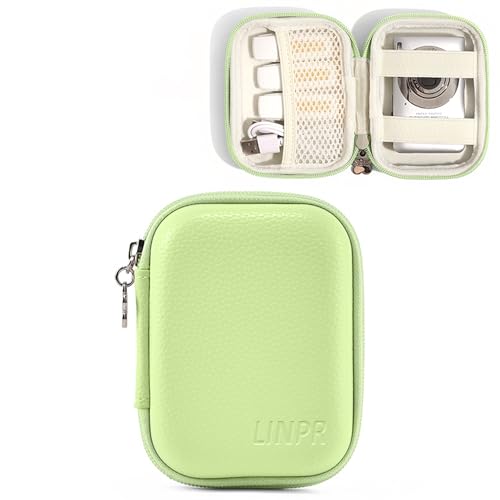 Digital Camera Case for CAMKORY, KODAK PIXPRO FZ45/FZ55, Canon IXUS 285 HS, Lecran, Small Travel Compact Camera Holder with Mesh Pocket for Accessories SD Card (Pink) - color: Mint Green