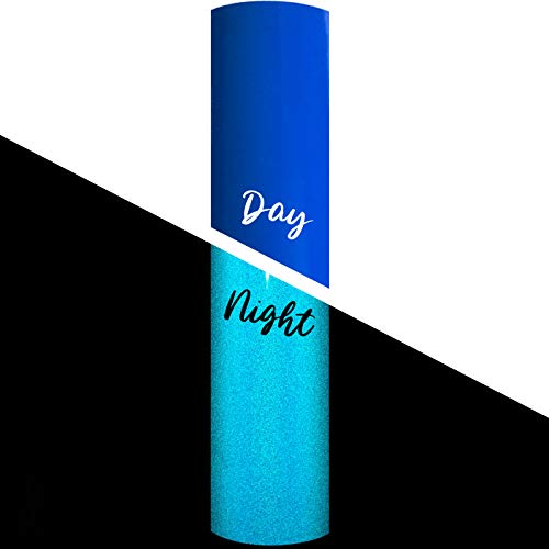 Turner Moore Edition Blue Reflective Vinyl Permanent Adhesive, 12x12 Sheets Reflective Vinyl for Cricut, Cars, Bikes, Decals, Stickers, Signs, Helmets, Mailbox, Numbers, Reflective Tape (3-Pack) - color: Blue