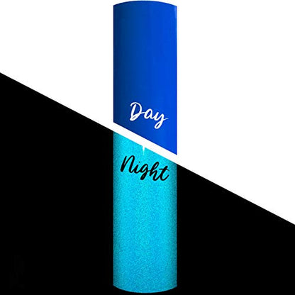 Turner Moore Edition Blue Reflective Vinyl Permanent Adhesive, 12x12 Sheets Reflective Vinyl for Cricut, Cars, Bikes, Decals, Stickers, Signs, Helmets, Mailbox, Numbers, Reflective Tape (3-Pack) - color: Blue