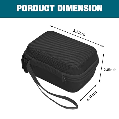 Camera Case for Olympus Tough TG-7 / OM System TG-6 / TG-5 / TG-4 Waterproof Digital Camera - Black (CASE ONLY) - color: Black