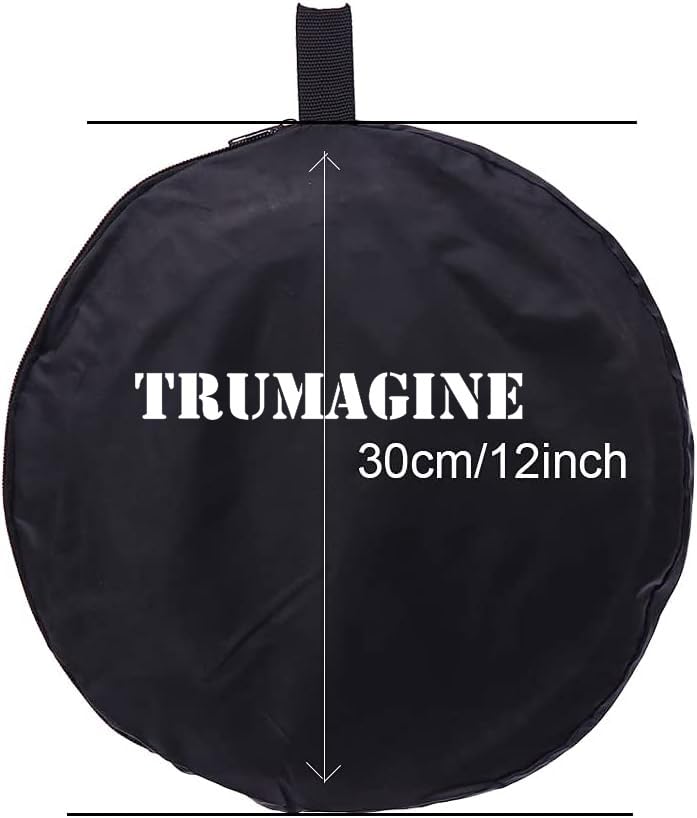 Collapsible 5-in-1 Oval Reflector Diffusers for Photography 23"x35"/60x90cm Multi-Disc Reflectors with Carrying Case for Photo Studio Shooting- Translucent, Gold, Silver, Black and White - size: 23x35inch 5in1