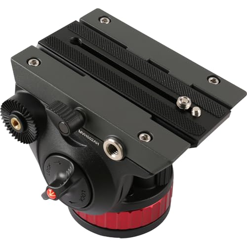 2pcs Quick Release Plate Tripod Mounting Plate for Camera Mount with 1/4 3/8 inch Screws Manfrotto MVH500AH 501HDV MVH502AH 503HDV 504 701HDV MH055M0-Q5 Innorel f60 Miliboo MYT802 RC5