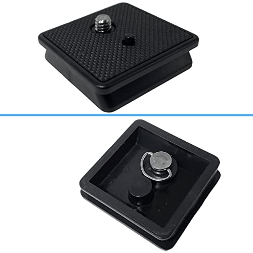 2 Pack 41mm Tripod Quick Release Plate Camera Mounting Adapter, QR Plate Camera Tripod Ball Head Parts Replacement Compatible with Sunpak Kalimar Zomei Tripod Mount 1 5/8’’ - size: 41mm