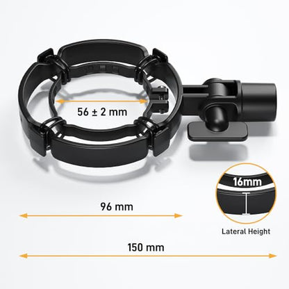 MAONO PD200X/PD200XS Shock Mount - Professional Custom Microphone Mounts Reduces Vibration Noise, Removable Shock Mount for Microphones with a Diameter of About 56mm/2.2 Inches