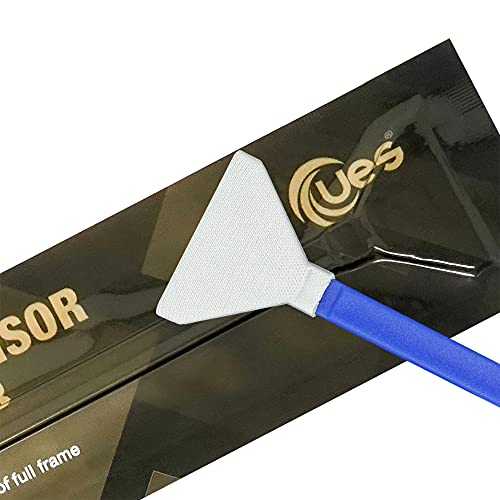 UES FFR24 Full Frame Camera Sensor Cleaning Kit: 14 x 24mm Sensor Cleaning Swabs and 15ml Sensor Cleaner Liquid Solution for Sony Nikon Canon Full-Frame DSLR & Mirrorless CMOS CCD - style: 14 Swabs + 15ml Cleaner