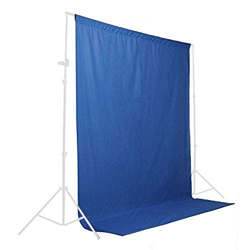 StudioFX Muslin Backdrop 100% Cotton Photography Photo by Kaezi Photo (Blue Chromakey Muslin - 10ft x 10ft) - size: Blue Chromakey Muslin - 10ft x 10ft