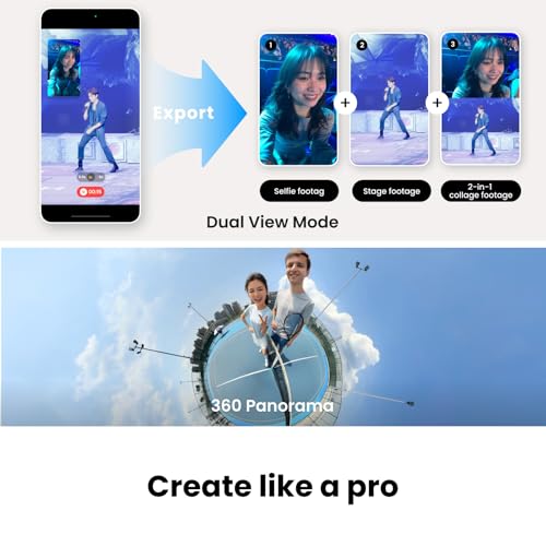 Insta360 Flow 2 Pro Magnetic Mount Bundle - Foldable AI Phone Gimbal, Track in 200+ iOS Apps, Multi-Person & 360 Pan Tracking, Built-in Tripod/Selfie Stick, iPhone/Android Stabilizer - color: Summit White - Magnetic Mount Bundle
