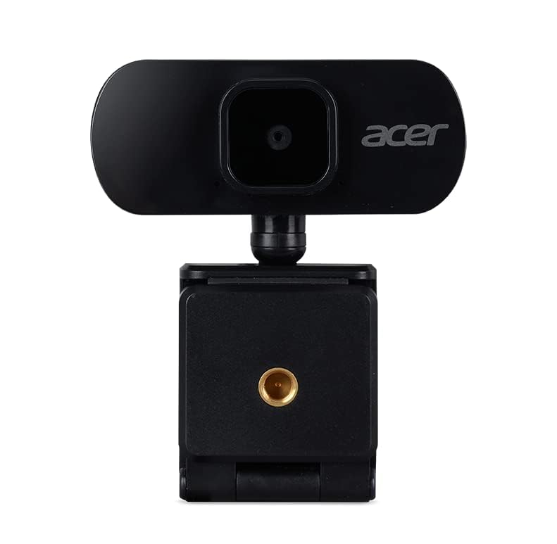 acer Full HD USB Streaming 2MP Webcam | 1080P HD | 360° Rotation | Digital Microphone | Plug & Play for Desktop or Laptop PC | Stream for Zoom, Skype, Facetime, YouTube | Conference Calls & MS Teams
