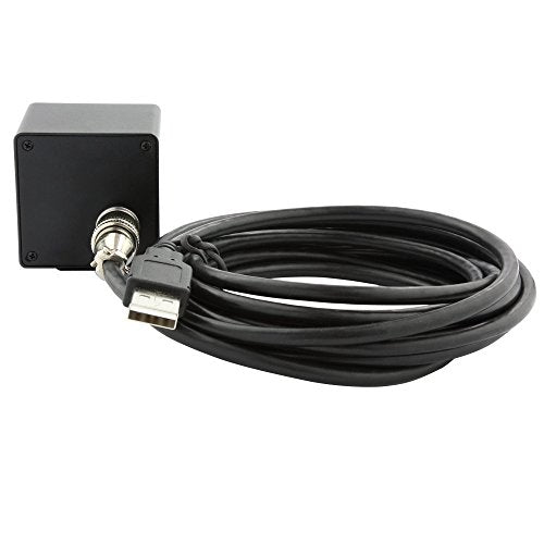 ELP 5mp Autofocus Fisheye Wide Angle USB Camera Module with Metal Case OV5640 Mini UVC USB2.0 Lightburn Camera Laser Engraver Webcam,9.9ft/3m Cable for Computer, Raspberry Pi, PC, Laptop, Jetson Nano - color: 170 Degree, style: USB Camera