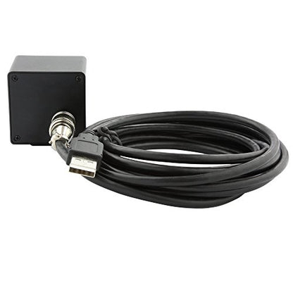 ELP 5mp Autofocus Fisheye Wide Angle USB Camera Module with Metal Case OV5640 Mini UVC USB2.0 Lightburn Camera Laser Engraver Webcam,9.9ft/3m Cable for Computer, Raspberry Pi, PC, Laptop, Jetson Nano - color: 170 Degree, style: USB Camera