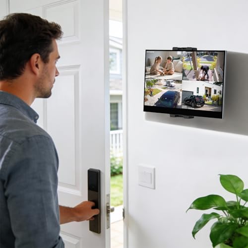 Urmust Tablet Wall Mount Ipad Holder, 4.7-15.6" | 360° Adjustable, iPad, Galaxy Tab, Sturdy Aluminum, For Home, Office & Public Spaces - size: No Arm Pro-Up to 15.6"