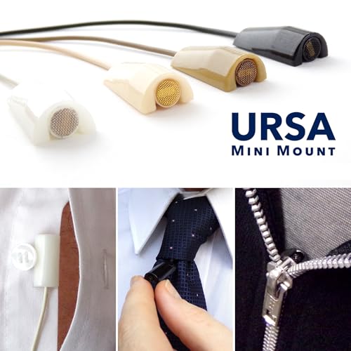URSA MiniMount. Slim, Low-Profile and Made from Hardened Plastic. Hand-Finished for Smoothness. Includes 5X Hypoallergenic MiniMount Stickies (Brown, DPA 4060) - color: Brown, size: DPA 4060