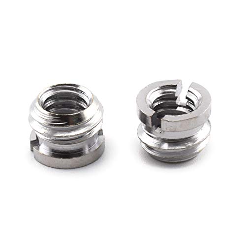Camera Screw Kit, SDTC Tech 22 pcs D-Ring Quick Release Plate Mount Screw 1/4"-20 and 3/8"-16 Thread Tripod Screw Adapter Converter for DSLR Camera/Monopod/Ballhead/Light Stand etc. - color: D-Ring Kit