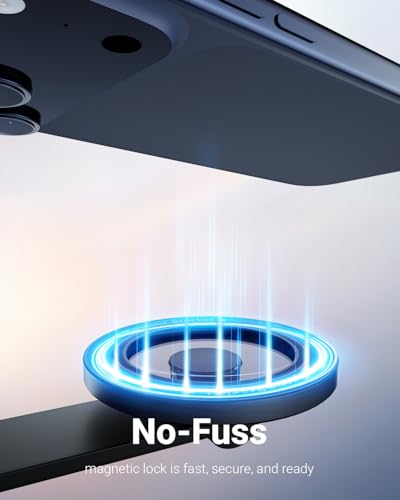 EUCOS 62" Magsafe Tripod, Tripod for iPhone & Magnetic Selfie Stick Tripod with Remote, Strong Magnetic Phone Holder for Magsafe, Extendable Phone Tripod Stand for iPhone