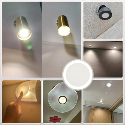 PH PandaHall 5pcs Lamp Shade Diffuser Fabric White Lampshade Replacement with 50pcs Plastic Stickers Dazzling Proof Lampshades Round Lamp Cover for Downlight Spotlights Pendants Light 6.3 Inch - color: White