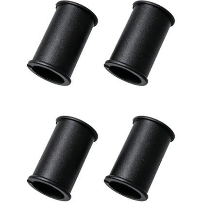 4 PCS Microphone Shock Mount Rubber Sleeve Black Shock Mount Spacer for Microphone Stand Shock Absorption