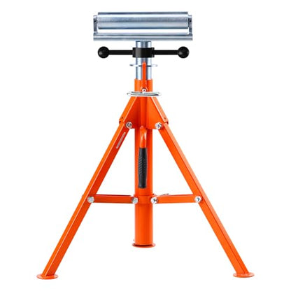 VEVOR Roller Stand, Heavy Duty 2500 LBS Load Capacity Tool Stand - 28"-52" Height Adjustable - Foldable Space-Saving Design - for Woodworking and Metalworking Long Boards, Metal Pipes or Bars