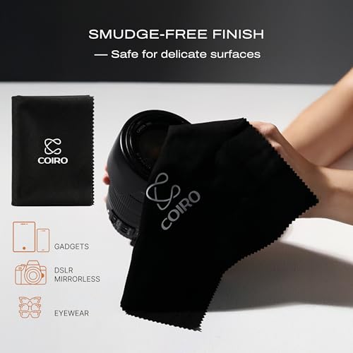 C Coiro Camera Lens Cleaning Kit 3in 1– Lens Cleaner Spray 100ml, Soft Brush & Microfiber Cloth – DSLR, Mirrorless Camera Cleaner Compatible for Canon, Nikon, Sony - size: 3 IN 1