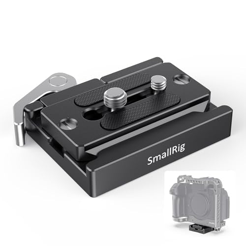 SMALLRIG Universal Quick Release Mount Plate Kit for Arca-Type, Built in Clamp and Plate, with 1/4''-20 & 3/8''-16 Threaded Holes- 2144B - style: Mount Plate Kit
