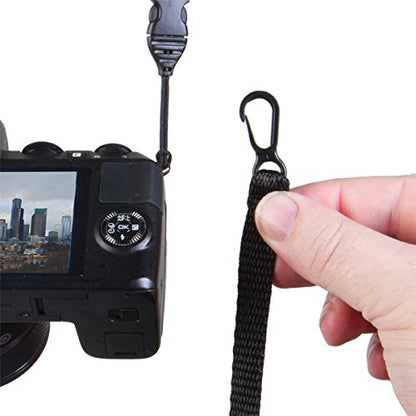 OP/TECH USA Soft Pouch – Compact digital camera case, lightweight accessories pouch, sleek neoprene sleeve for DSLR, perfect for backpacks & travel – durable protection in style D-Micro | Black - color: Black, style: D-micro
