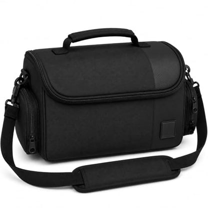 Acuvar Medium Soft Padded Camera Bag Case for DSLR and Mirrorless Cameras – Fits Nikon, Canon, Sony, Pentax, Olympus, Panasonic, Samsung & More – Shockproof Protection for Lenses & Accessories - style: B) Medium