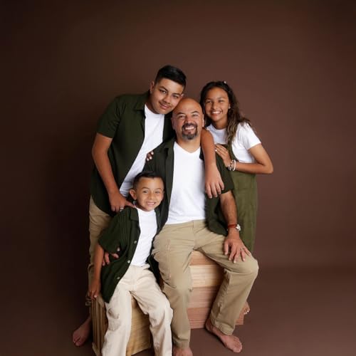 Kate Seamless Paper Backdrop Brown Seamless Backdrop Paper Rolls (106.8''x32.8' Coco Brown) - color: Coco Brown, size: 106.8''x32.8'