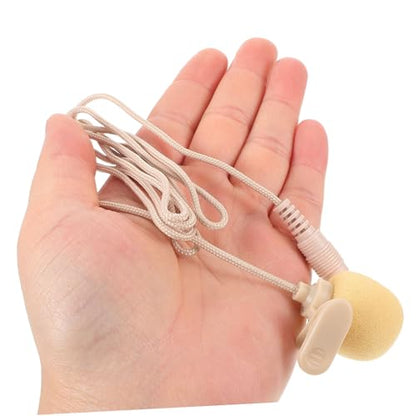 SUPVOX Mini Lavalier Condenser Microphone with Plug Portable Clip Mic for Interviews Vlogging and Meetings Noise Reduction for Audio Recording
