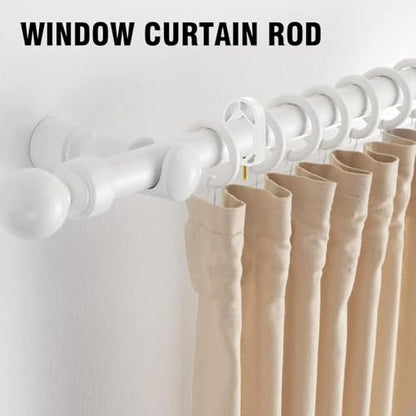 Shower Curtain Stopper Clip,Locking Clamp,Fastener,Fix The Curtain to Prevent It from Sliding,Limit Clip Suitable for Rods of All Diameters From 5/8 to 9/8 In (White 4 pcs) - color: White 4 Pcs