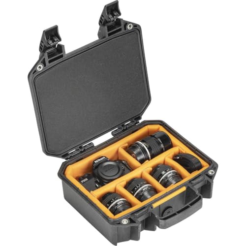 Pelican Vault V100 Hard Case (Camera, Pistol, Gear, Equipment) - color: Black, style: Padded Dividers