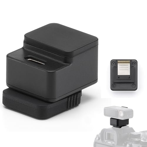 Original for DJI Mic 3/Mic Mini Camera Adapter, Connect Receiver for Sony A6700 ZV-E10 A7C A1 A9M3 FX3 Camera MI Hot Shoe,DJI Mic Mini Accessories