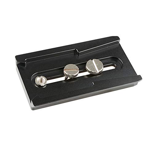 CAMVATE Camera Quick Release Base Plate with 1/4" & 3/8" Threads Compatible with Manfrotto577/ 501/504 Tripod - 2149