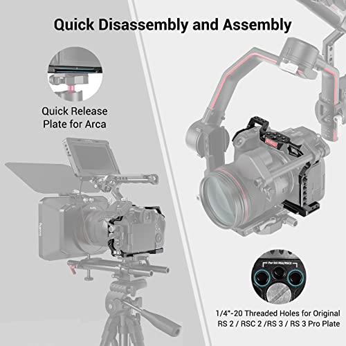 SmallRig R5 R6 Camera Cage for Canon EOS R5 and R6 Camera 2982
