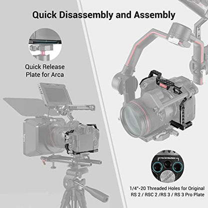 SmallRig R5 R6 Camera Cage for Canon EOS R5 and R6 Camera 2982