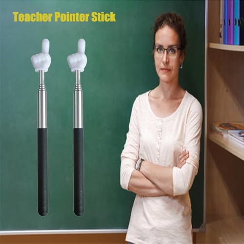 Extendable Teacher Pointer - Versatile, Adjustable, Ergonomic Teaching Aid & Presentation Tool for Classroom & Meetings（2 Color） - color: 2 Color